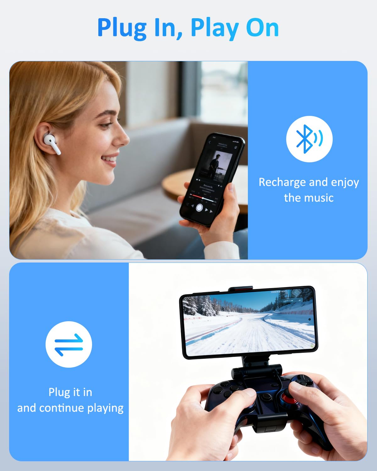 Akkuhülle für Samsung Galaxy S22 (15000mAh),GAN-Technologie Tragbares Ladegerät Ultradünn Erweiterter Akku Hülle Telefonladegerät,Powerbank Handyhülle mit Ladefunktion