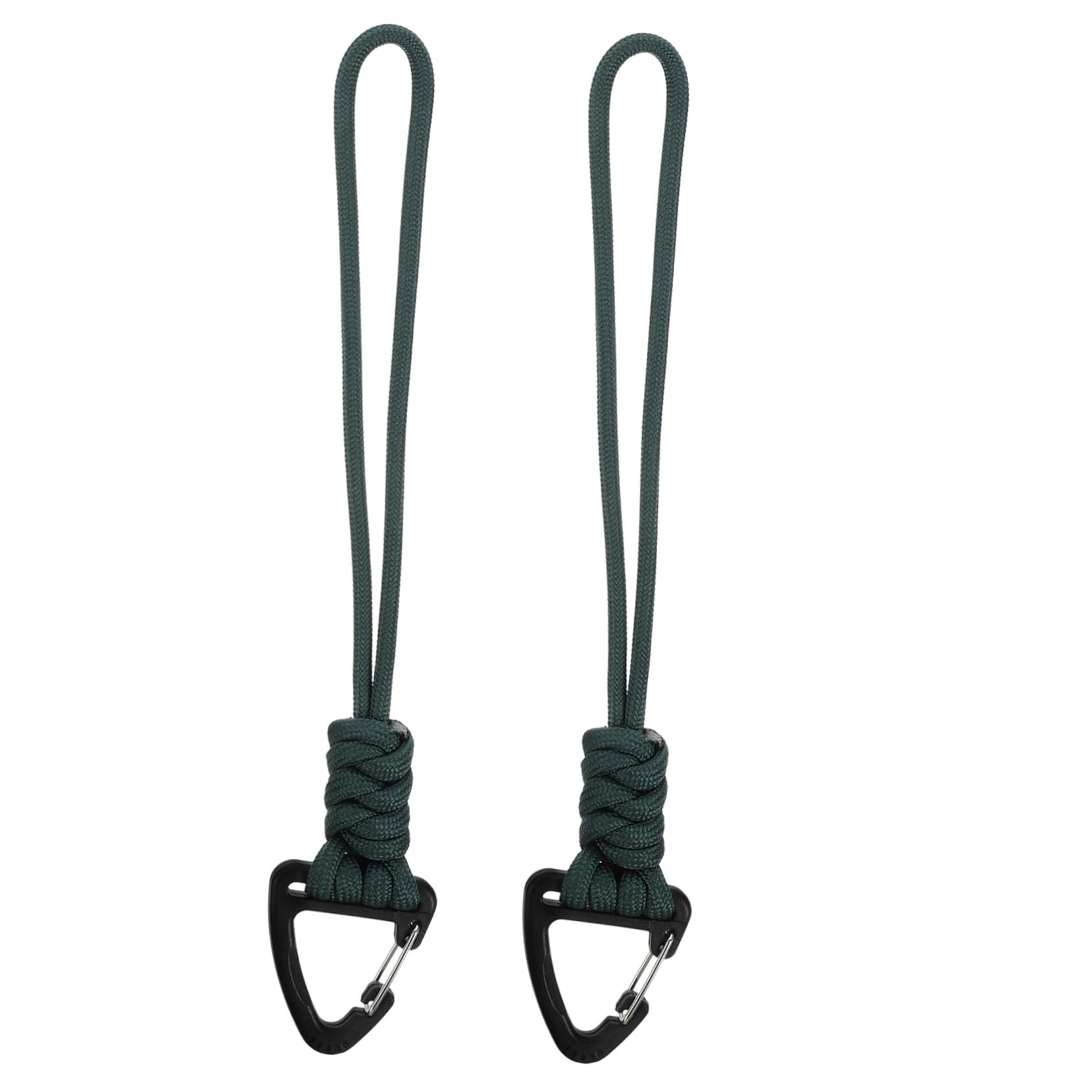 VICASKY 2Pcs Durable Climbing Lanyard with Carabiner Strap for Outdoor Activities Key Holder Wrist Lanyard with Buckle for Camping and Hiking Sturdy and Reliable Tool Lanyards