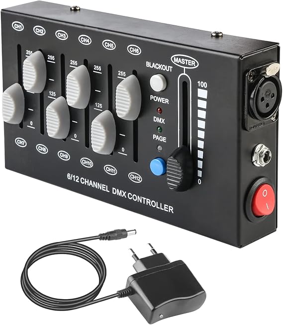 Mini Dimmer Dmx 12 Canali Dmx Controller Centralina Dmx Dimmer Luci