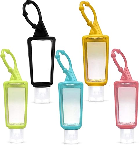 keychain sanitizer holder bottle squeeze