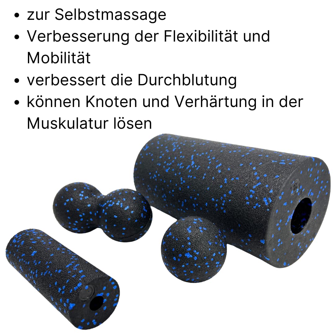 ATC Handels GmbH Rodillo para fascia Comfort Standard – Rollo de espuma de alta calidad para mejorar la recuperación muscular y la flexibilidad (rollo estándar)