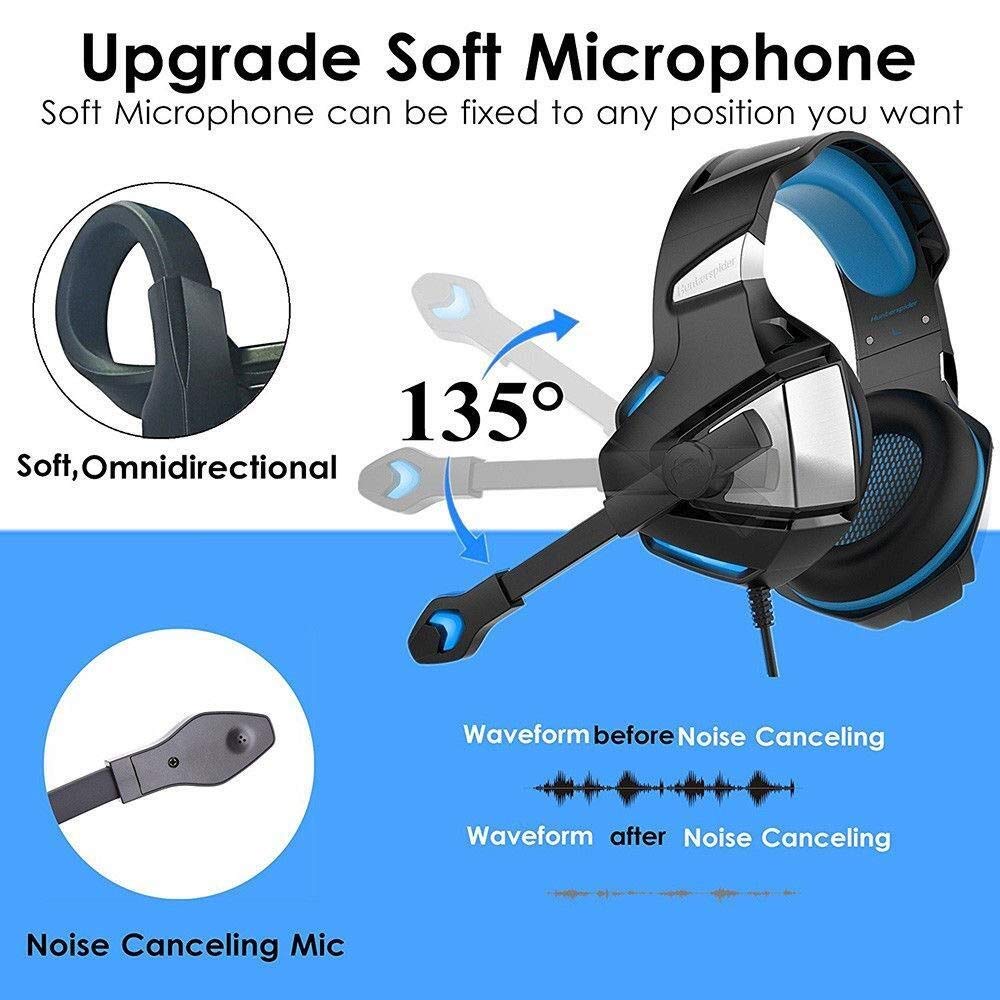 Amazon.co.jp: ゲーミングヘッドセット3.5mmゲーミングヘッドセットLED