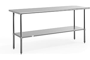 Flash Furniture Stainless Steel Kitchen Prep & Work Table