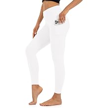 Thick High Waisted Lounge Legging - Buttery Soft Tummy Control Workout Yoga Pants for Women with Inner Pocket