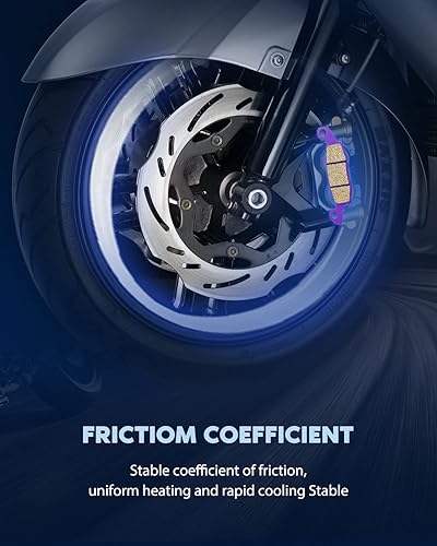 Miniatura 4 de ECCPP Pastillas de freno para Kawasaki 1995-2016, Suzuki 1996-2015, Pastillas de freno traseras FA231