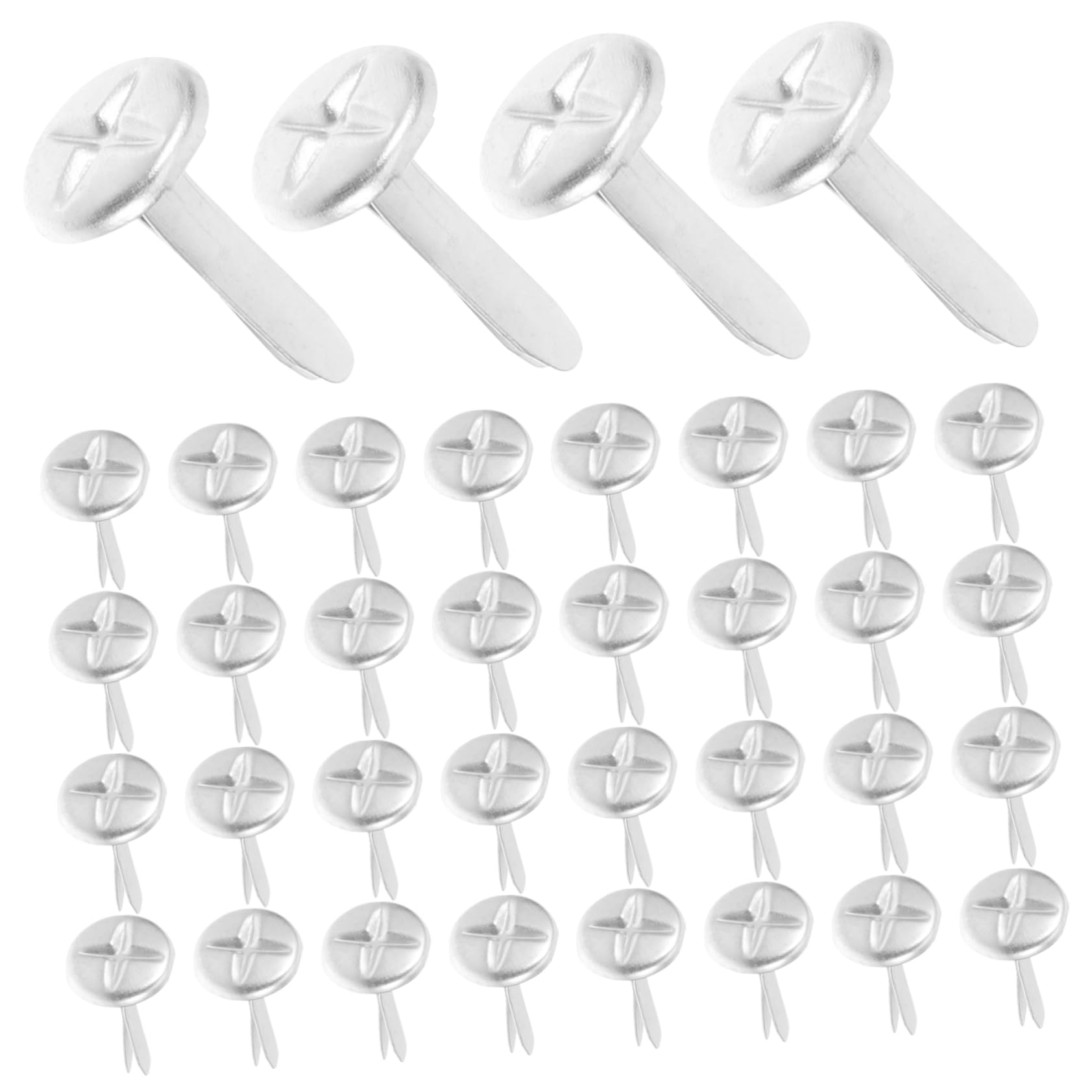 Gadpiparty Scrapbooking Brad Paper Fasteners 100pcs Small Brad Nails for Hanging Pictures and