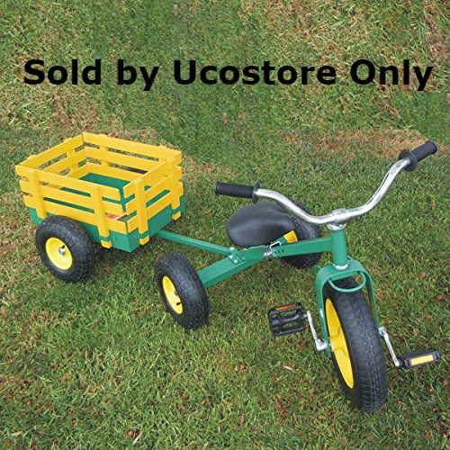 Review All Terrain Tricycle with Wagon (Green), #CART-042