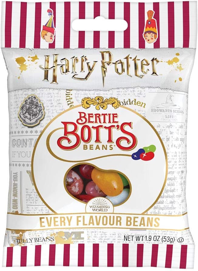 Jelly Belly Harry Potter Bertie Bott’s Every Flavor Jelly Beans, 1.9-oz, 12 Pack