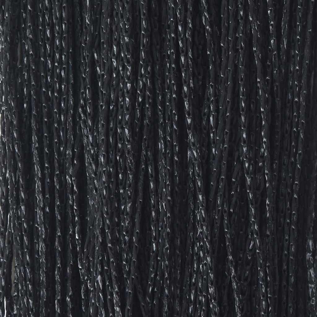 Cortinas de Flecos 2 Piezas 100x250 cm Negras