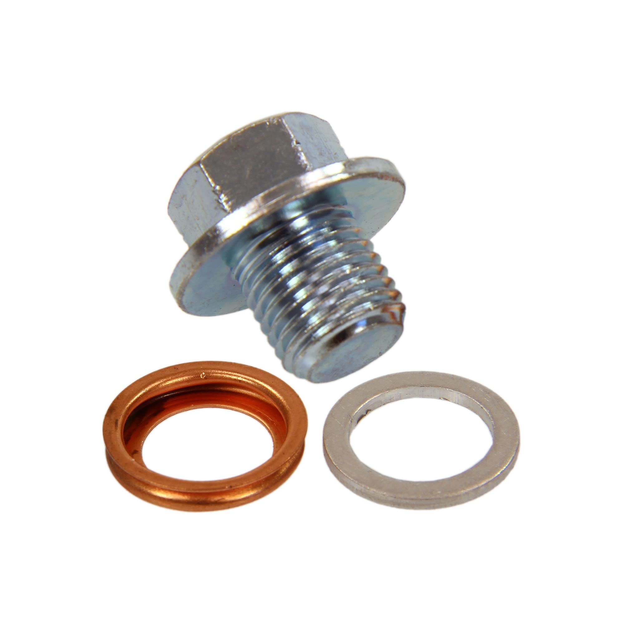 BESTPRICE Paquete de inspección juego de filtros con 1x filtro de aire, 1x filtro de habitáculo, 4x bujía NGK ILKAR7B11, 1x tapón de drenaje de aceite con junta Compatible con TOYOTA AURIS (_E15_)