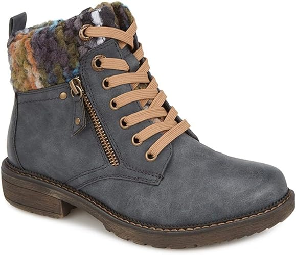 Pavers knitted cuff ankle boot Clearance