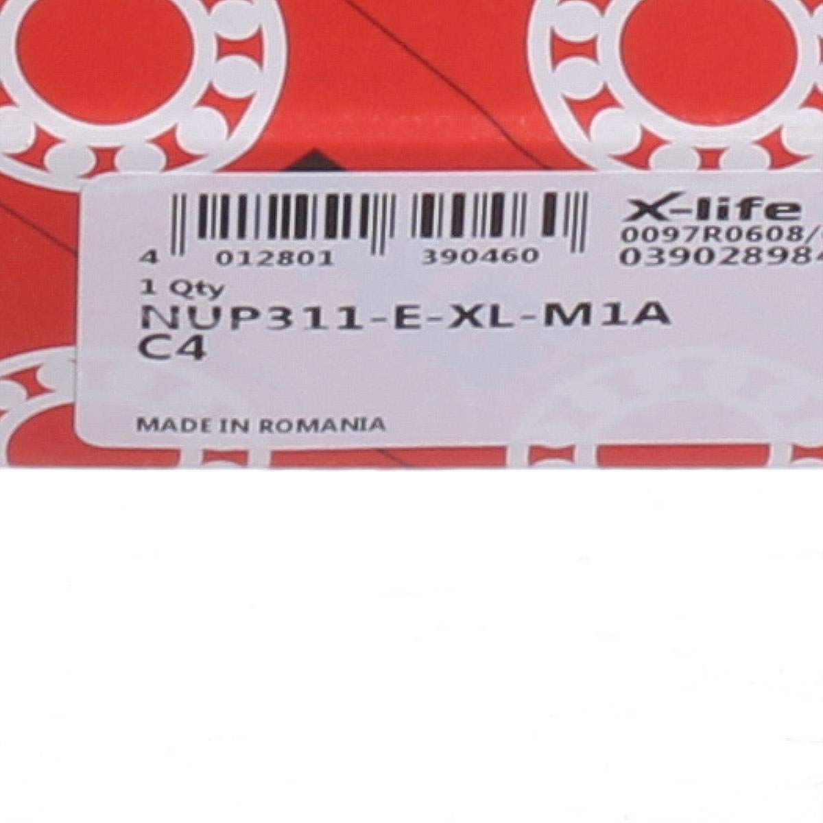 NUP311-E-XL-M1A-C4 FAG Rodillos cilíndricos cojinete 55,00x120,00x29,00mm