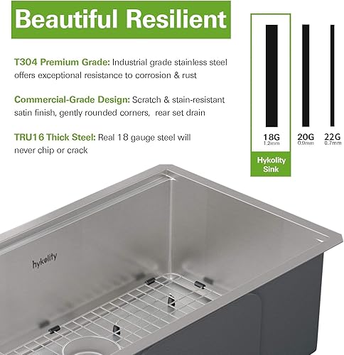 Miniatura 4 de fregadero inoxidable de cocina para instalación bajo encimera