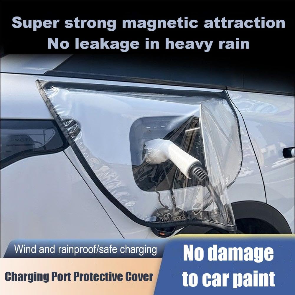 Auto-Ladeanschluss-Regenschutz, Magnetische Abdecku Produktbild-Vorschau 3