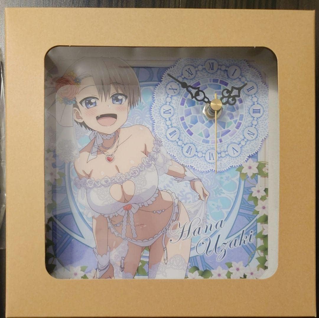 宇崎ちゃんは遊びたい 【コルク】 A賞 アクリル置時計 🎗 宇崎花