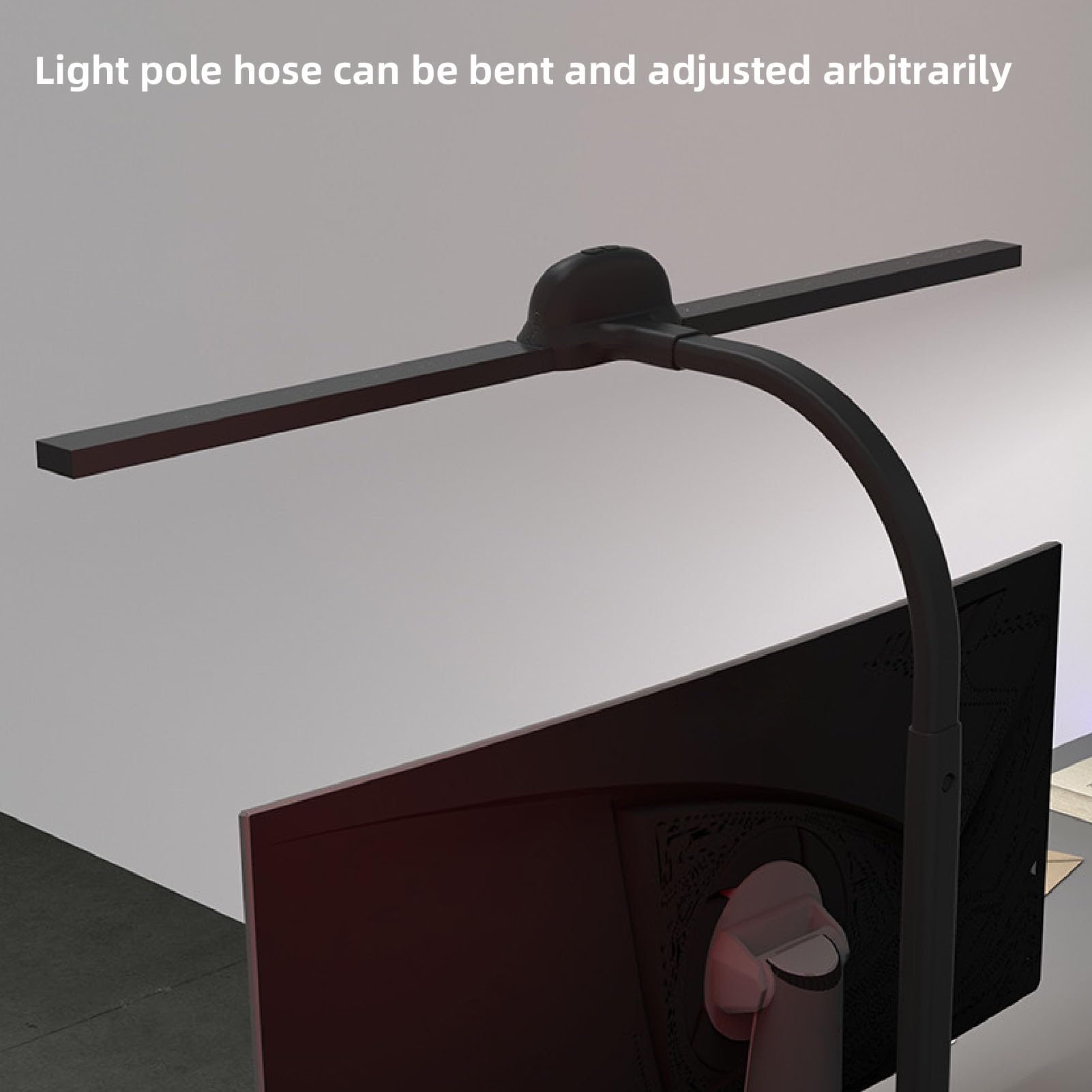 Bewinner Lampada da Scrivania a LED con Morsetto, Lampada da Scrivania per Architetto a Doppia Luce, Lampade per Monitor per Computer Dimmerabili in Continuo da 2000 Lm, Lampada da (Spina