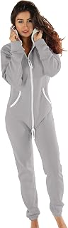 Damen Jumpsuit – Bequemer, weicher Hausanzug aus Baumwolle