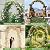 Kelived Metal Garden Arch Trellis for Climbing Plants Outdoor, Garden Arbors and Arches, Wedding Arch Frame Archway, Christmas Party Decoration
