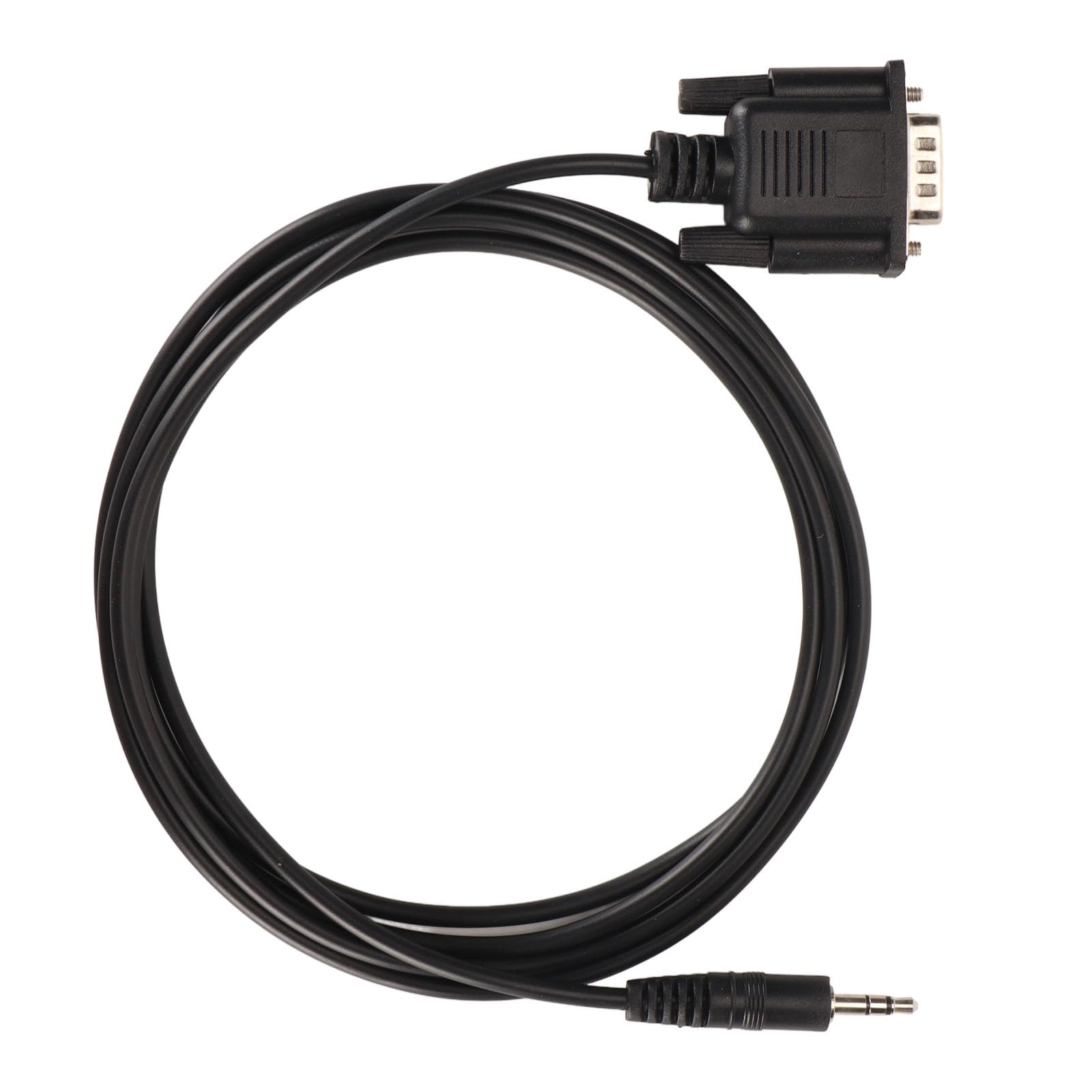DB9 to 3.5mm Serial Cable, Plug and Play Wear Resistant PVC, Stable Data Transfer, Easy Connection, Versatile Compatibility, 1.8m
