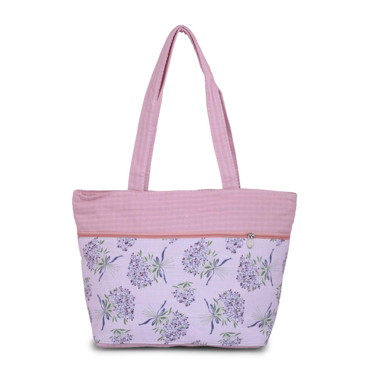 Shoppertize 100% Cotton EcoFriendly Tote Bag Shoulder Handbag for Women Pink (B07F4462M6) Amazon Price History, Amazon Price Tracker