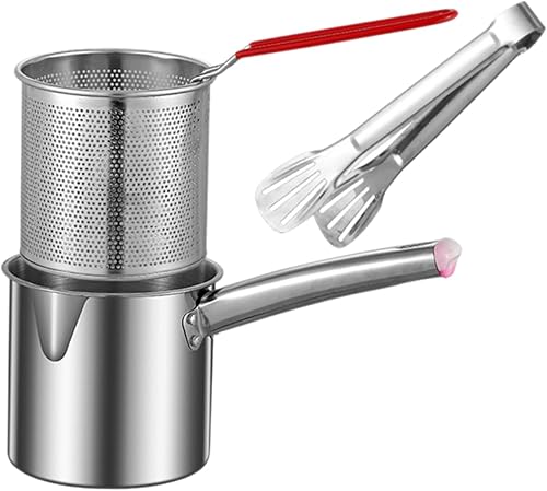 1 juego de sartén para pasta, cesta para hervir la cocina, colador de cocina, olla de vapor con tapa, olla con canasta, canasta de alambre para