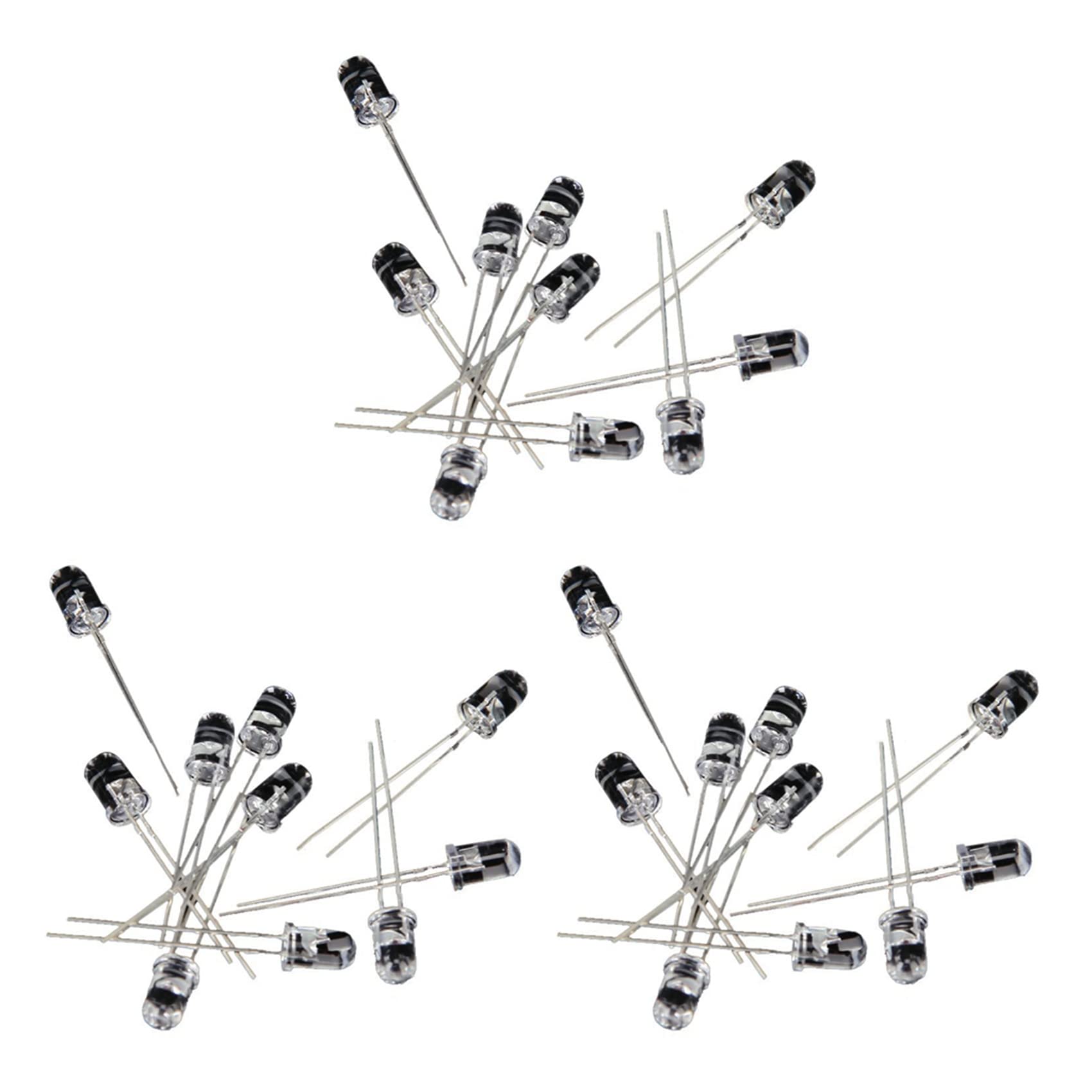 Jnchdghwa As Shown 30Pcs 5Mm Ir Led Infrared Light Emitting Diode.