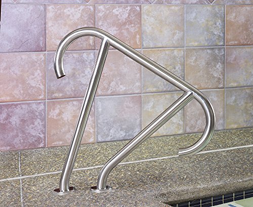 S.r. Smith Mer-1001S-Mg Meridian Series Single Pool Hand Rail, Stainless Steel #TOP4