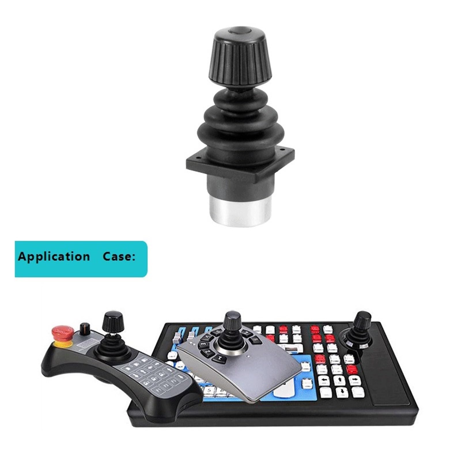 Manette Joystick, Levier De Commande Industriel SMC30A1, Bascule Tige Couloir, Poignée Inclinable À Tête Trois Axes + Presse,pour le générateur d'images(DC 5V output RS232)