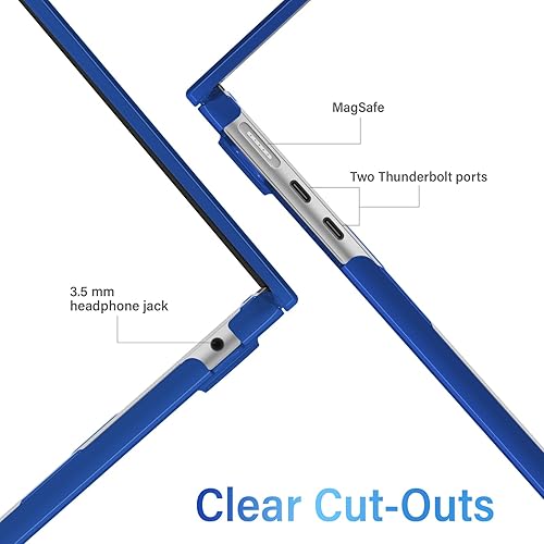 Miniatura 5 de IBENZER Compatible con MacBook Air 2024 2023 de 15 pulgadas M3 A3114 M2 A2941, carcasa rígida, cubierta de teclado y película de pantalla para Mac