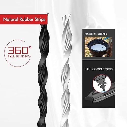 Miniatura 8 de KEMIMOTO Kit de limpiaparabrisas UTV manual para parabrisas de revestimiento duro o de vidrio, compatible con carrito de golf Maverick X3 Commander