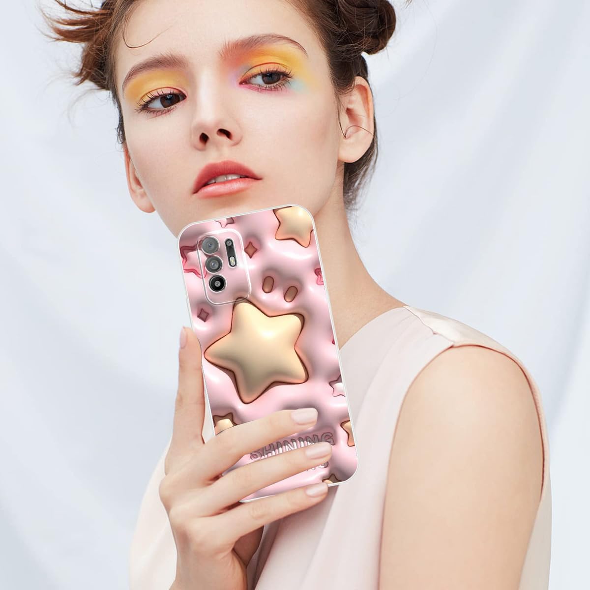 MOJIA Cover Per Oppo A94 5G (Reno 5Z) – Custodia Portafoglio In PU Con Supporto E Slot Per Schede – Marrone - copertina