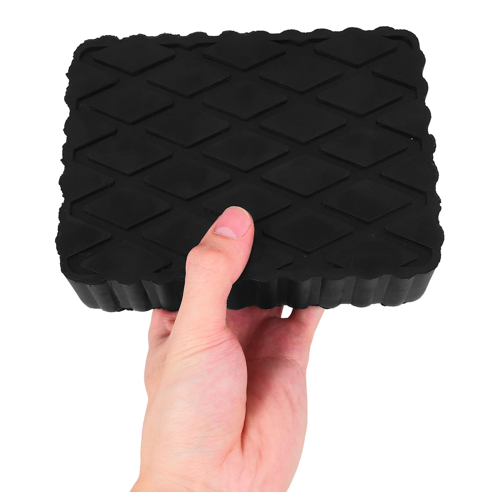 LIFKOME Cuscinetto in Gomma Antivibrazione per Cric Auto 200X140X30 MM Adattatore Ammortizzatore Elastico per Sollevamento Sicuro Blocco Supporto Cavalletto Compatto per Manutenzione
