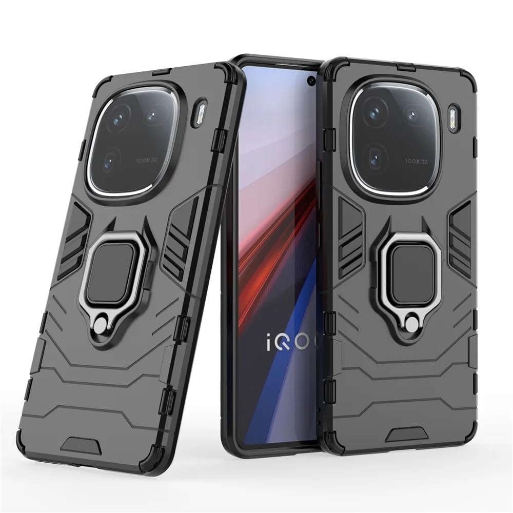 Spazy Case® Vivo iQOO 12 Back Cover | Dual Layer Armor Defender Full Body Protective + PC Hybrid Kickstand Back Case for Vivo iQOO 12 (B0CMXQ8KKL) Amazon Price History, Amazon Price Tracker