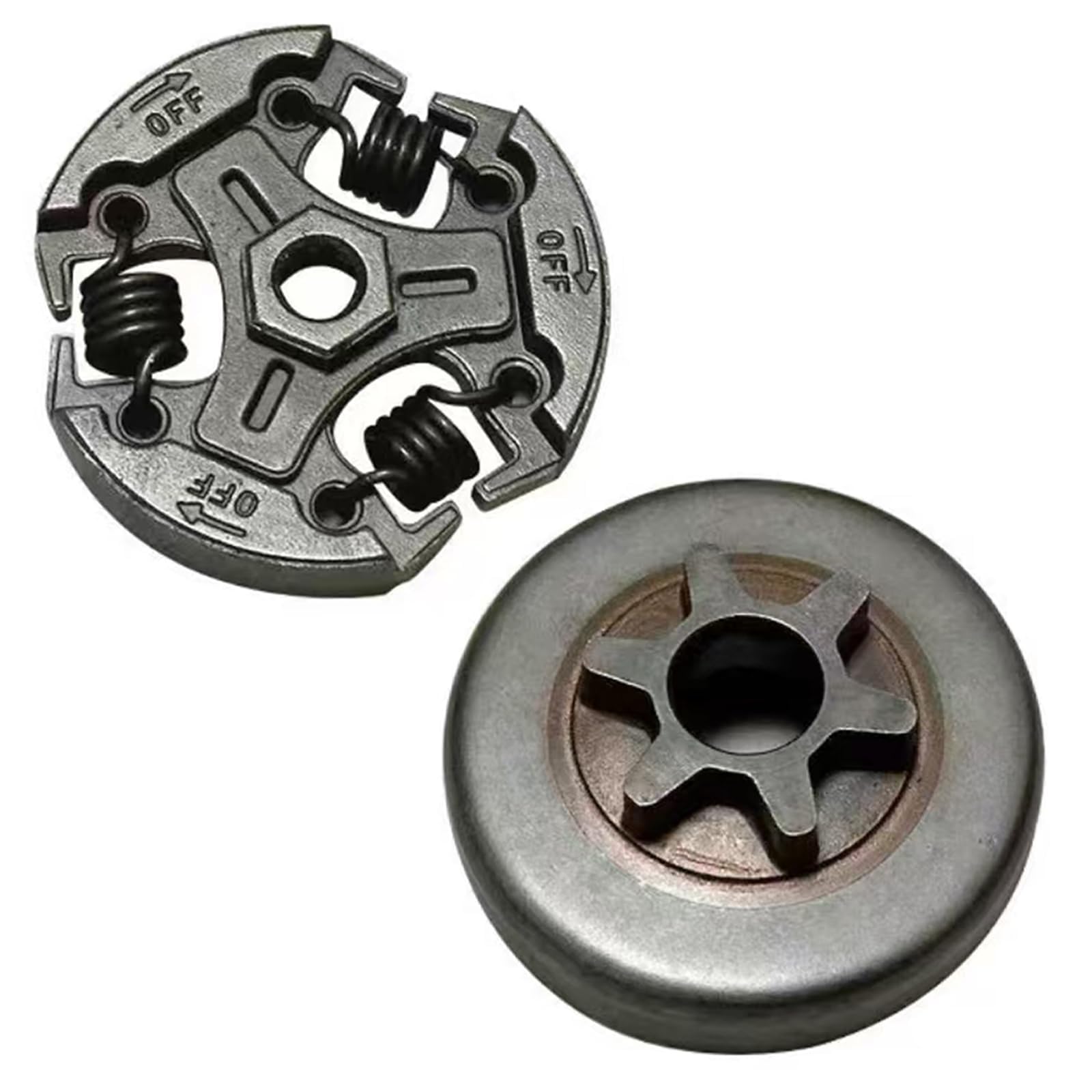 2511 - Conjunto de piñón de tambor de copa de embrague para motosierra Echo CS-2511P CS-2511T CS-2511TS CS-2511TES para motosierra Shindaiwa 251TS con mango superior, piezas de repuesto