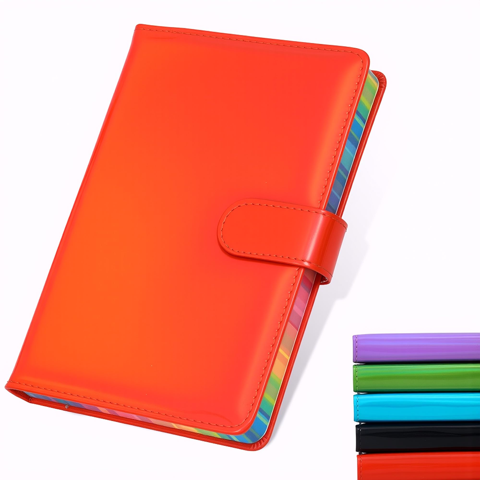 Notizbuch mit magnetischer Schnalle, liniert, für Damen und Herren, 360 Seiten, dick, A5, Leder-Tagebücher, Macaron-Farben, weicher Einband, Schreibbedarf, Arbeit, Notizen, Tagebuch