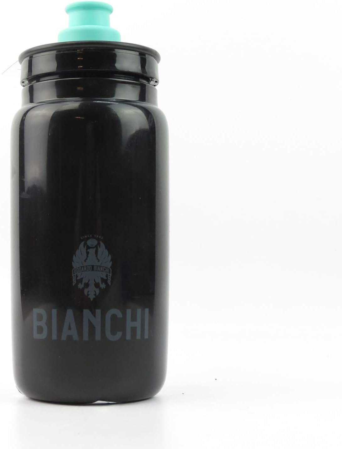 Bianchi Fly 2019 Water Bottle 550 ml Glossy Black with White Logo C9010132