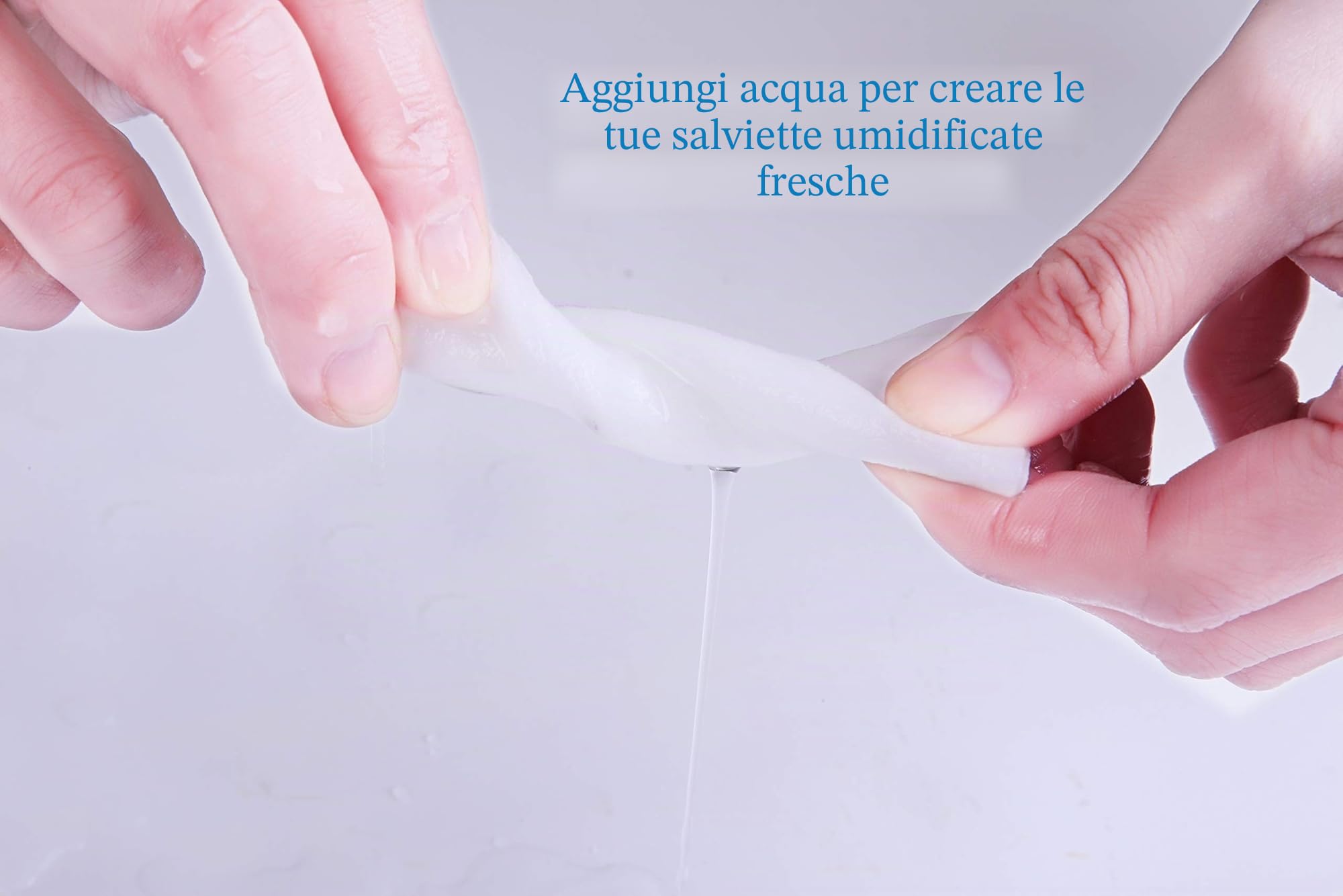 Ivyone Salviette Asciutte in Puro Cotone 600 pz 100% Naturale Biodegradabile per Neonati Viso Struccante Asciugamani Monouso