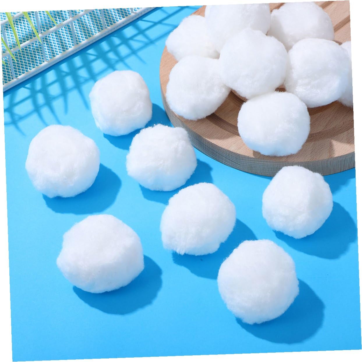 INOOMP Palline Filtranti in Fibra per Piscina 1000g Materiale Filtrante per Filtro a Sabbia Alta Densità per Pulizia Efficiente dell’Acqua Piscina