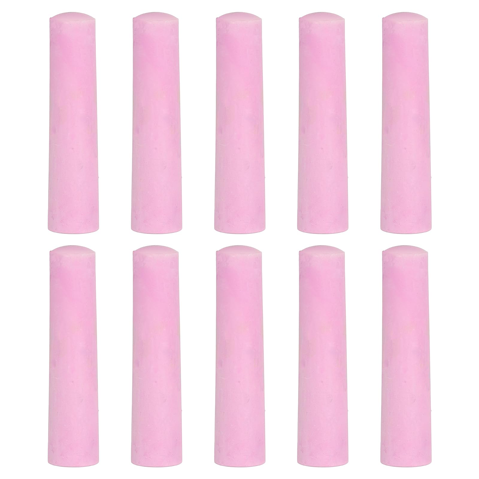 PATIKIL 10 PCS Dustless Chalk, Rose Red Sidewalk Chalk Large Solid Huge Washable Street Chalks for Outdoor Adults Painting Graffiti Art