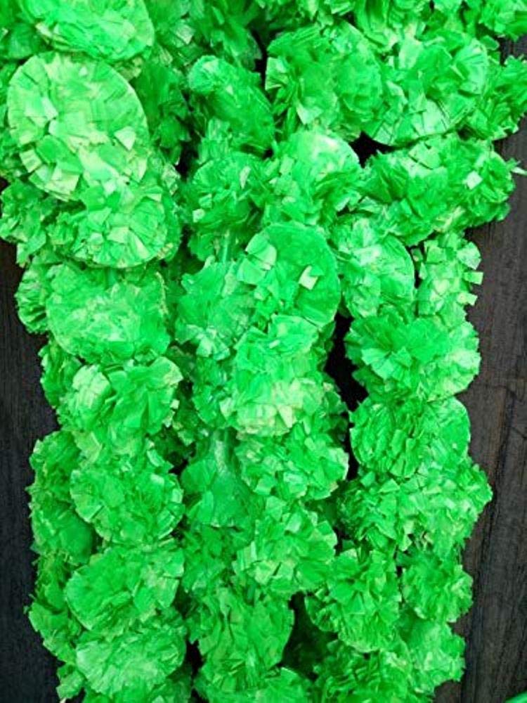 Nexxa 12 cm długości (20 x 2) sztuczne mieszane girlandy z kwiatami nagietka - do użytku na imprezach domowych Diwali Ganesh Fest dekoracja, uroczystości, wesela indyjskie, wydarzenie tematyczne z Indii, dekoracje domowe