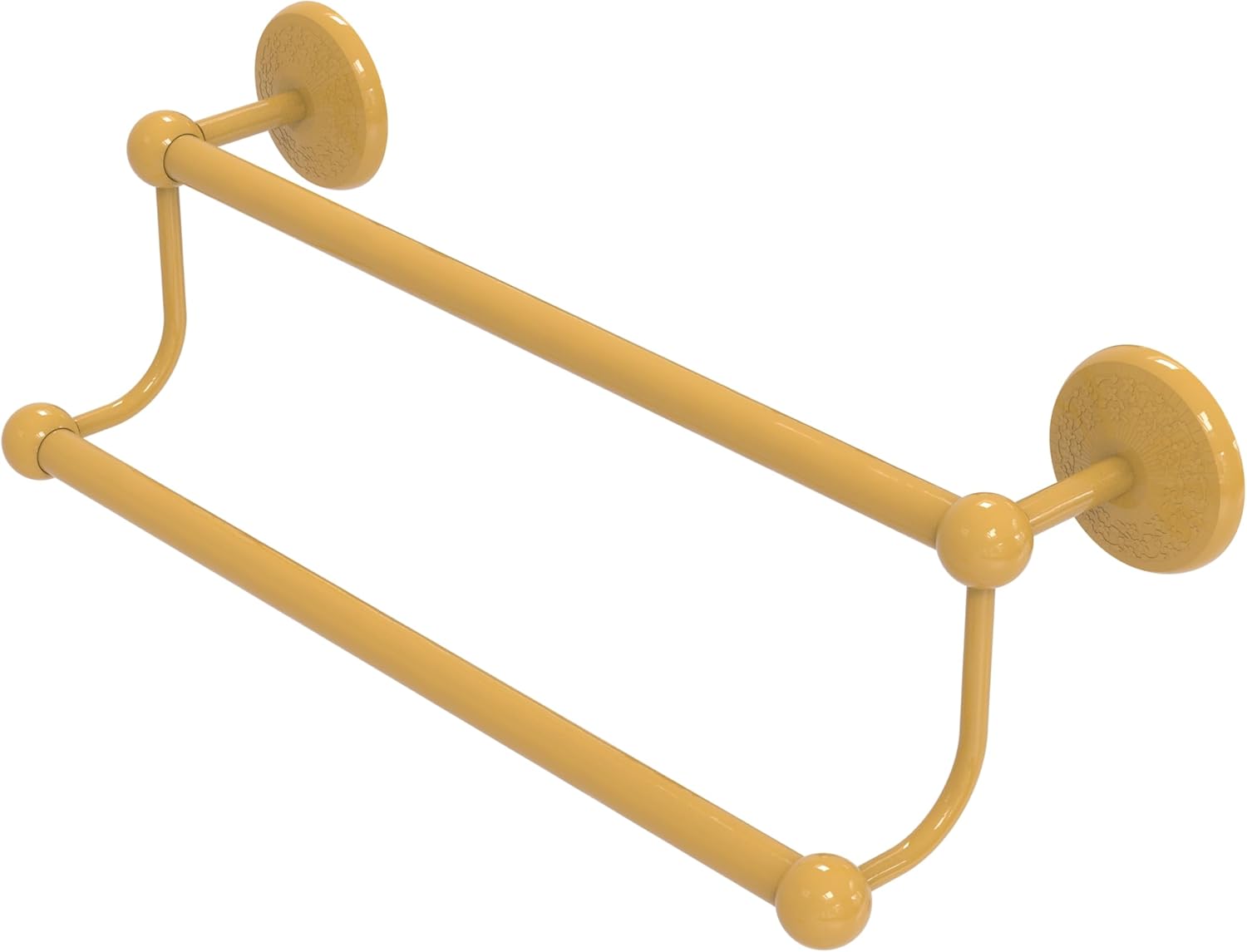 Allied Brass PMC-72/36-SGL Prestige Monte Carlo Collection 36 Inch Double Towel Bar, Spanish Gold 36 Inch Spanish Gold