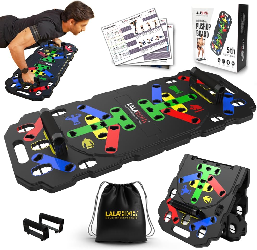 LALAHIGHA New Choice For Home Fitness!Push-Ups Home Exercise Equipment Makes Exercise More Fun