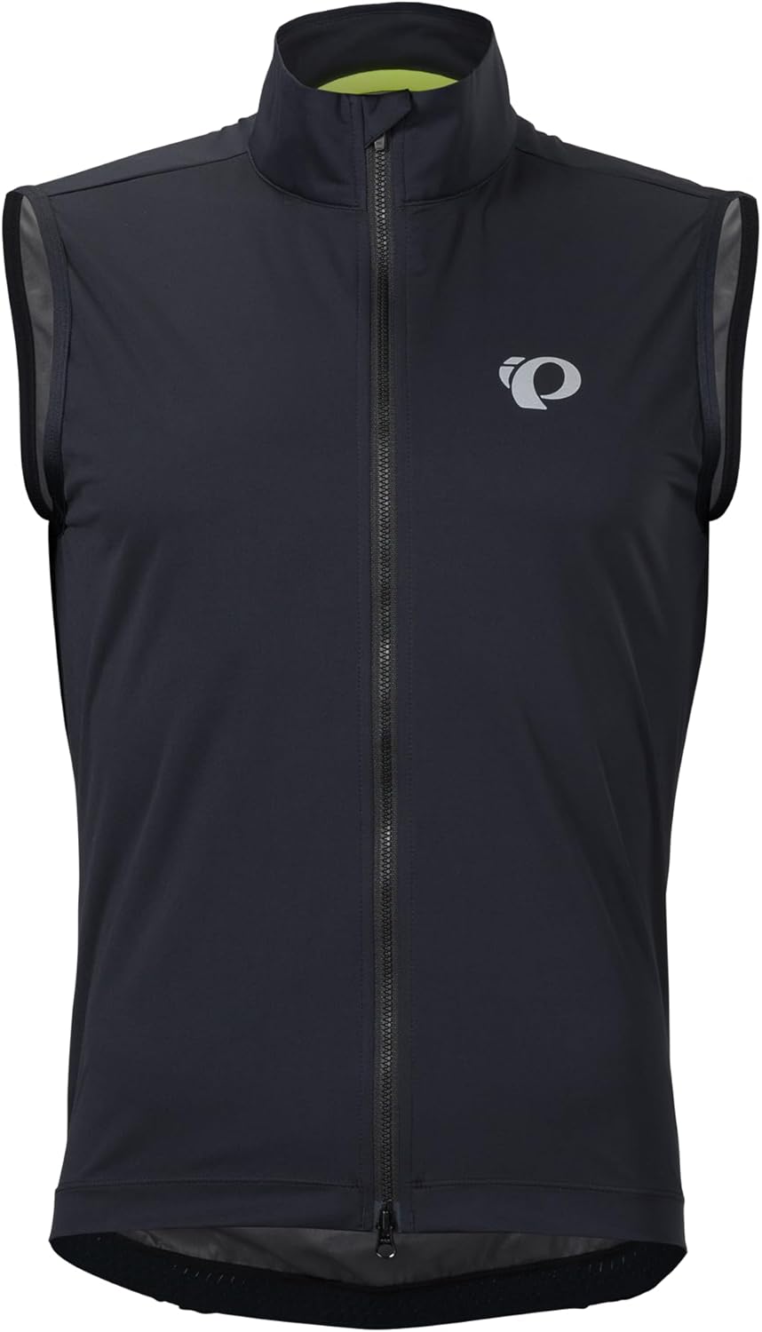 PEARL IZUMI, Men's PRO Barrier Vest, Windproof Cycling Vest, Lightweight & Packable with Reflective Safety Elements
