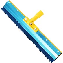 Notched Squeegee for Epoxy, Epoxy Floor Squeegee Cement Painting Coating Tool for Epoxy, Cement Self Leveling Toothed Rack