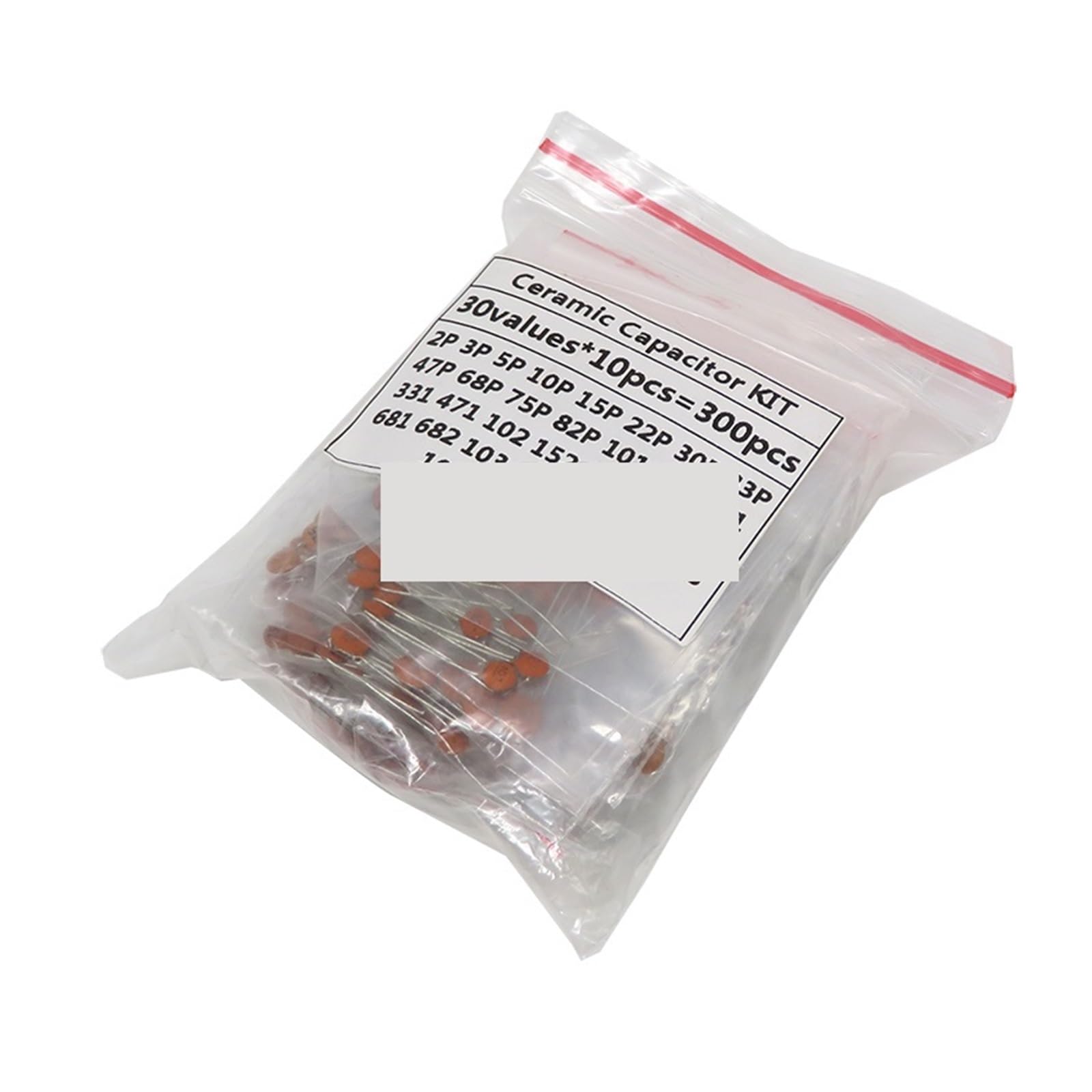 Condensateur céramique 2PF-0.1UF assortis pour réparation de circuit électronique