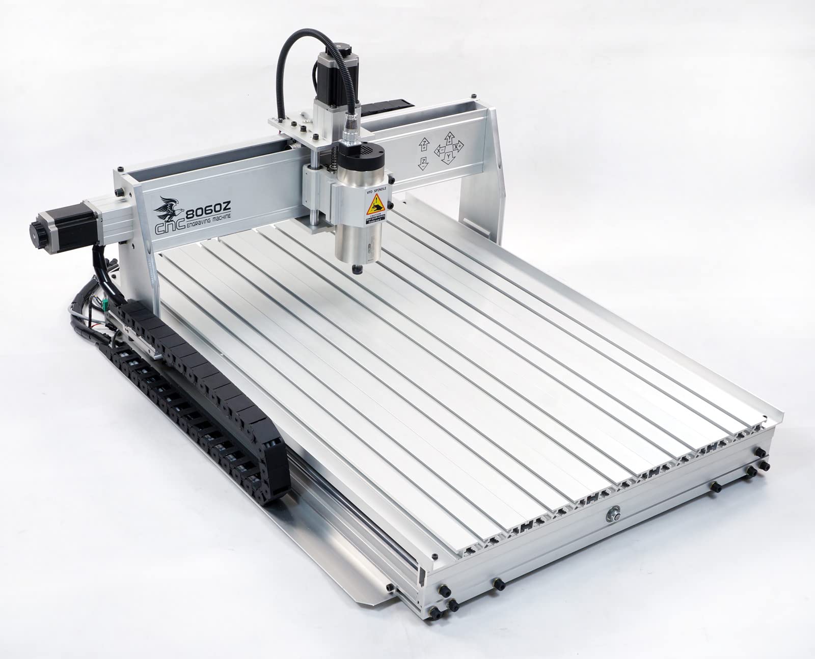 USB 8060 2.2KW Router CNC/máquina de grabado CNC/fresadora CNC/máquina CNC + interruptor de fin de carrera 600 x 800 mm 2.2KW spindle