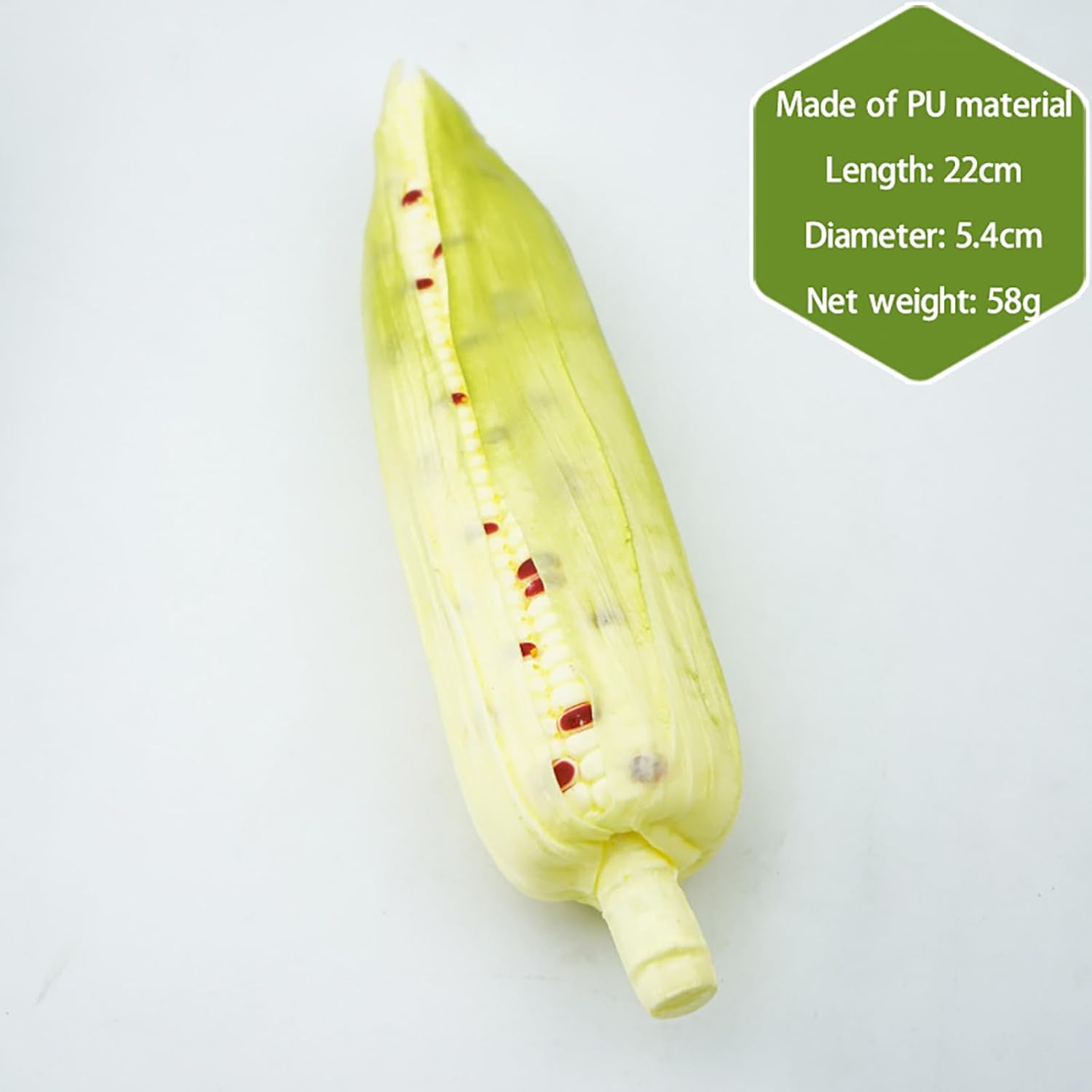 Realistic Artificial Corn Decorations, Artificial Vegetables, Roasted Corn Shapes, Suitable for Home Decorations, Shopping Malls, and Store Samples.-Green