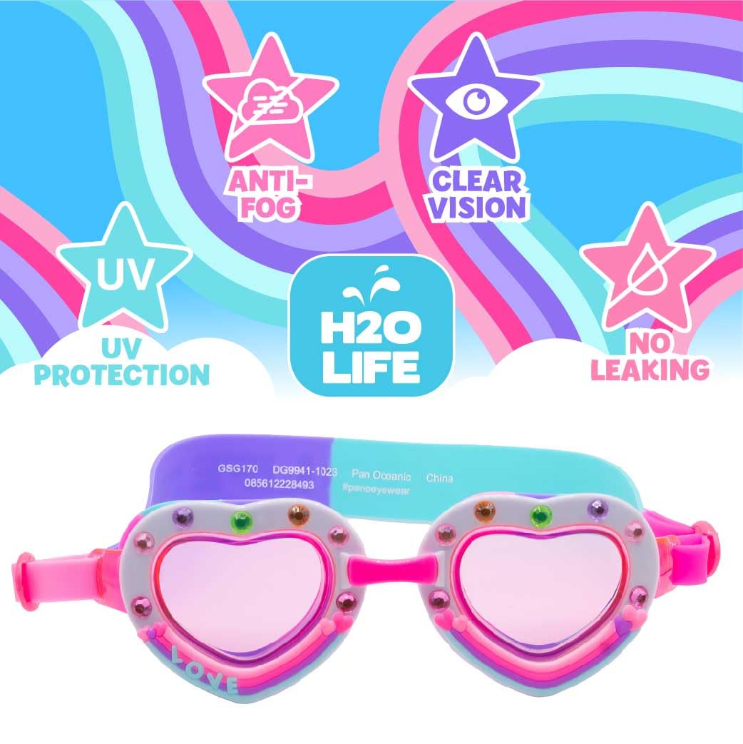 Kinder-Schwimmbrille für Mädchen und Jungen, lustiger Schutz für Kleinkinder, Schutz für Kinder