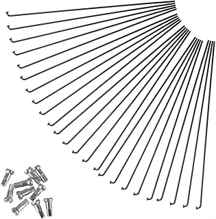 Bicycle Spokes And Nipples Set, 45# Steel Wire For 26/27.5/29er MTB Road E-Bike Wheel Repair, 24 Pcs With, Multiple Lengths Available(85MM)