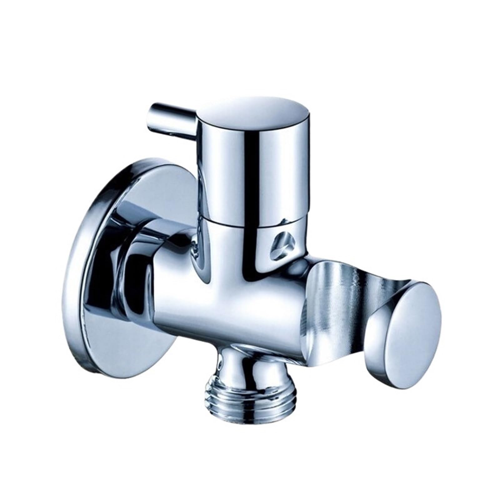 Supporto per Soffione Staffa cromata in ottone massiccio